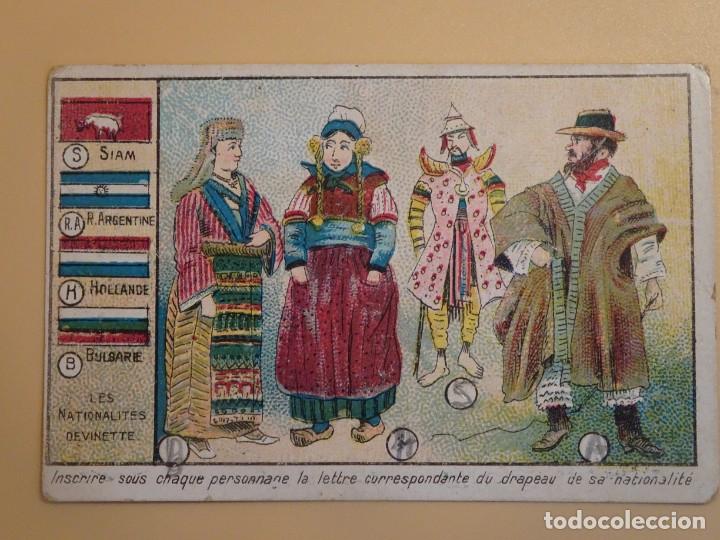 Collezionismo Figurine antiche: ANTIGUO CROMO, CON PUBLICIDAD, VER FOTOS