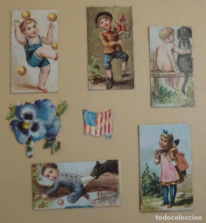 Collezionismo Figurine antiche: LOTE DE ANTIGUOS MINI CROMOS , VER FOTOS