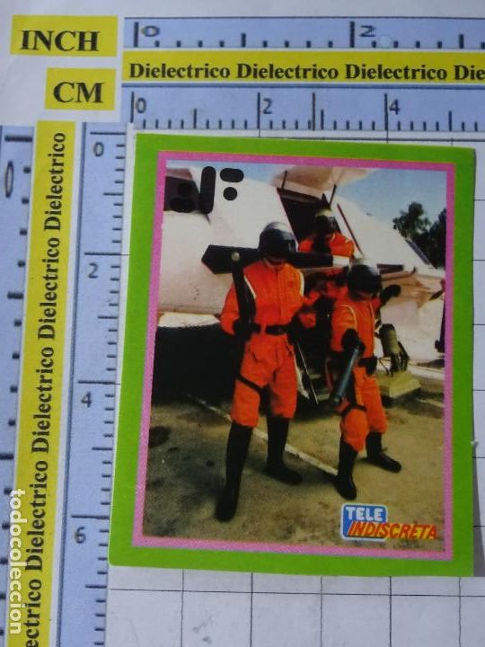 Collezionismo Figurine antiche: PEGATINA CROMO. SERIE TV V INVASI&Oacute;N EXTRATERRESTRE 1983. TELE INDISCRETA 9