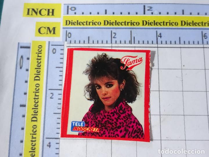 Collectionnisme Cartes &agrave; collectionner anciennes: PEGATINA CROMO. SERIE TV FAMA. TELE INDISCRETA 20