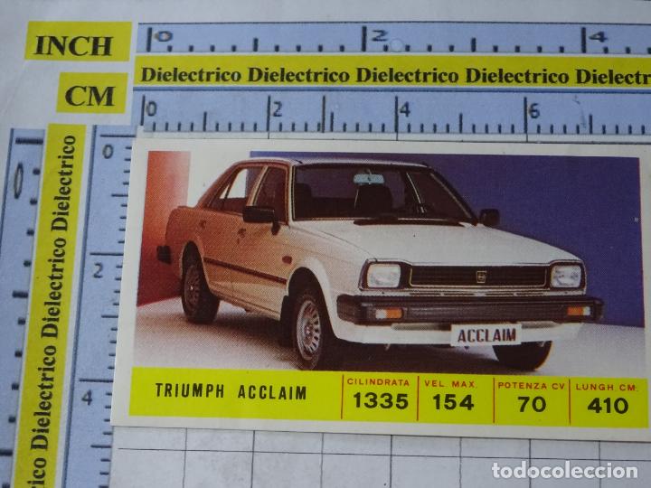 Collezionismo Figurine antiche: CROMO CROMITO CROMOS DIDEC 136 TRIUMPH ACCLAIM. 30