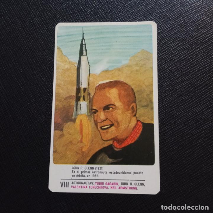 Collectable Antique Stickers: JOHN R GLENN MILKANA CARTA HOMBRES FAMOSOS CROMO - CC1