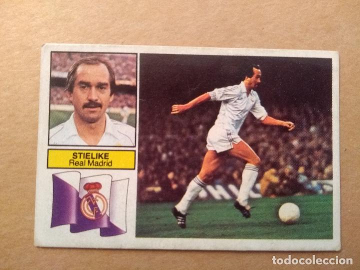 Sammeln alte Sammelbilder: ESTE 82-83 1982 1983 stielike real madrid SIN PUBLICIDAD despegado