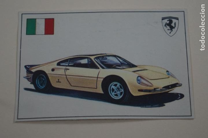 Coleccionismo cromos antiguos: CROMO DE COCHES FERRARI DESPEGADO N&ordm; 167 DEL ALBUM EL MUNDO DEL AUTOMOVIL DE BRUGUERA