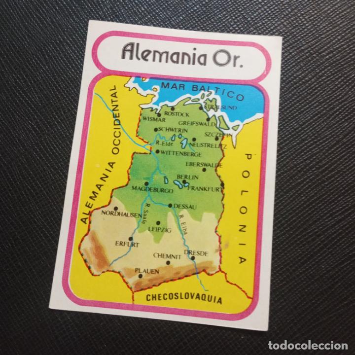 Collezionismo Figurine antiche: EUROPA GEOGRAFICA POLITICA Y ECONOMICA CHOCOLATES LAS COMAS CROMO - SIN PEGAR - A58 - 9
