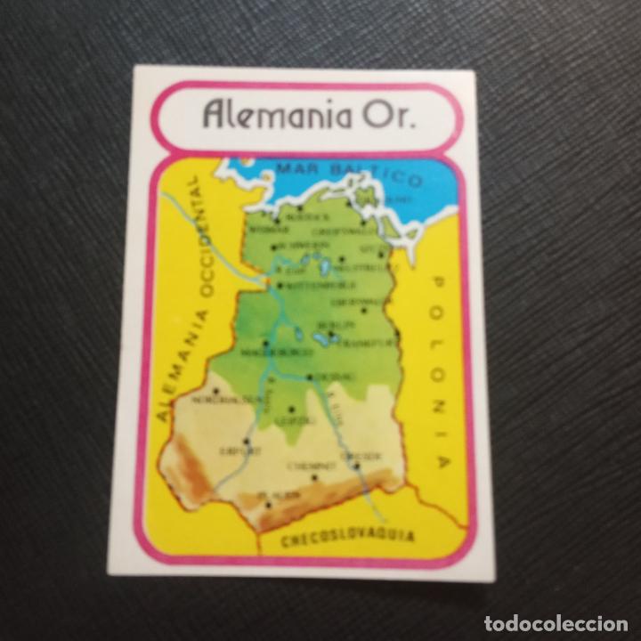 Collezionismo Figurine antiche: EUROPA GEOGRAFICA POLITICA Y ECONOMICA CHOCOLATES LAS COMAS CROMO - SIN PEGAR - A58 - 9 B