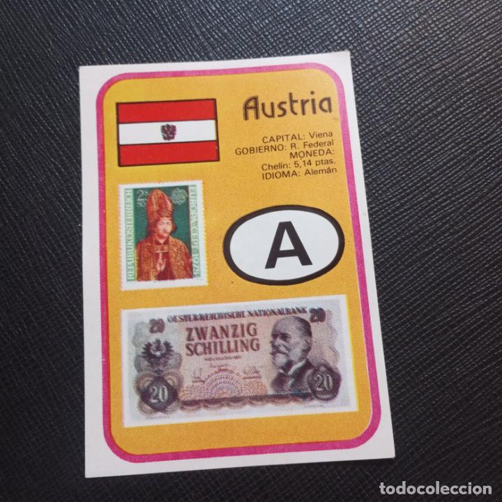 Collezionismo Figurine antiche: EUROPA GEOGRAFICA POLITICA Y ECONOMICA CHOCOLATES LAS COMAS CROMO - SIN PEGAR - A58 - 13