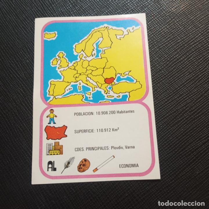 Collezionismo Figurine antiche: EUROPA GEOGRAFICA POLITICA Y ECONOMICA CHOCOLATES LAS COMAS CROMO - SIN PEGAR - A58 - 20