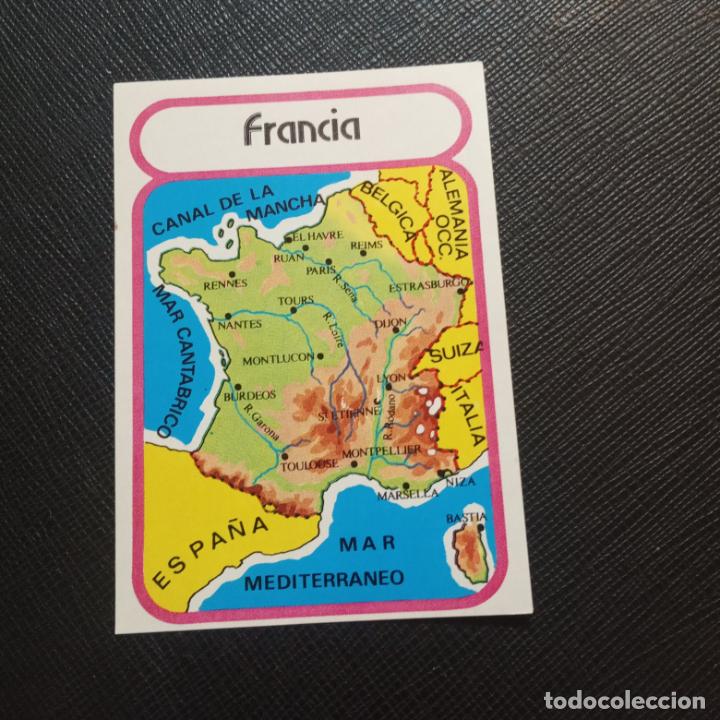 Collezionismo Figurine antiche: EUROPA GEOGRAFICA POLITICA Y ECONOMICA CHOCOLATES LAS COMAS CROMO - SIN PEGAR - A58 - 39