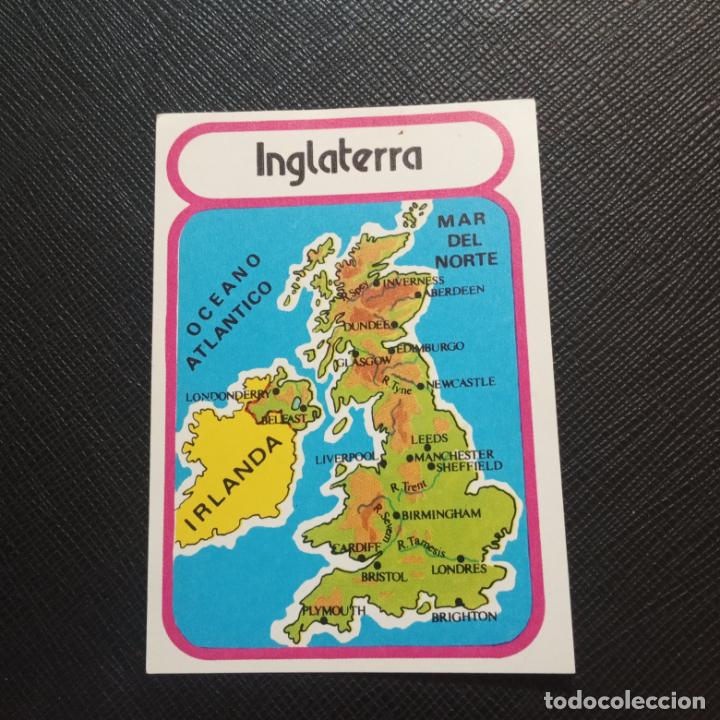 Collezionismo Figurine antiche: EUROPA GEOGRAFICA POLITICA Y ECONOMICA CHOCOLATES LAS COMAS CROMO - SIN PEGAR - A58 - 51 B