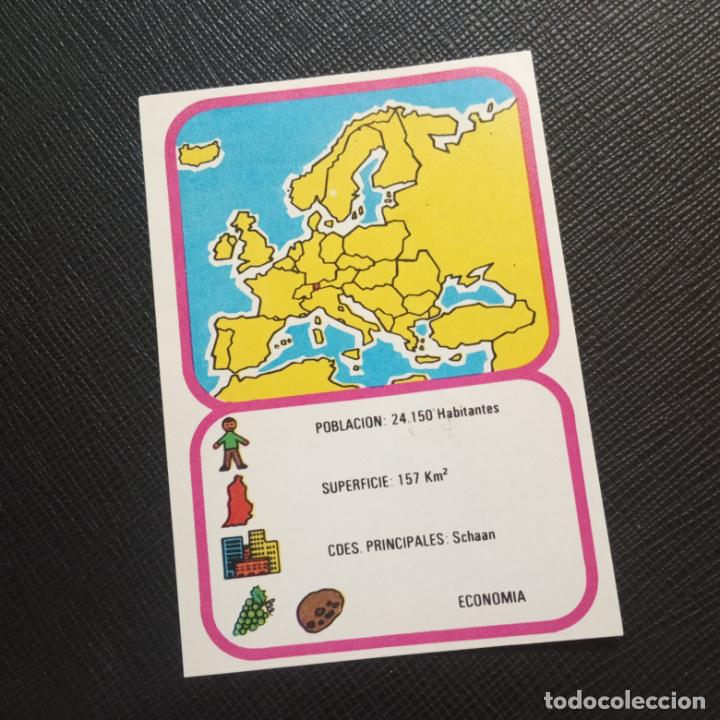 Coleccionismo cromos antiguos: EUROPA GEOGRAFICA POLITICA Y ECONOMICA CHOCOLATES LAS COMAS CROMO - SIN PEGAR - A58 - 62 B