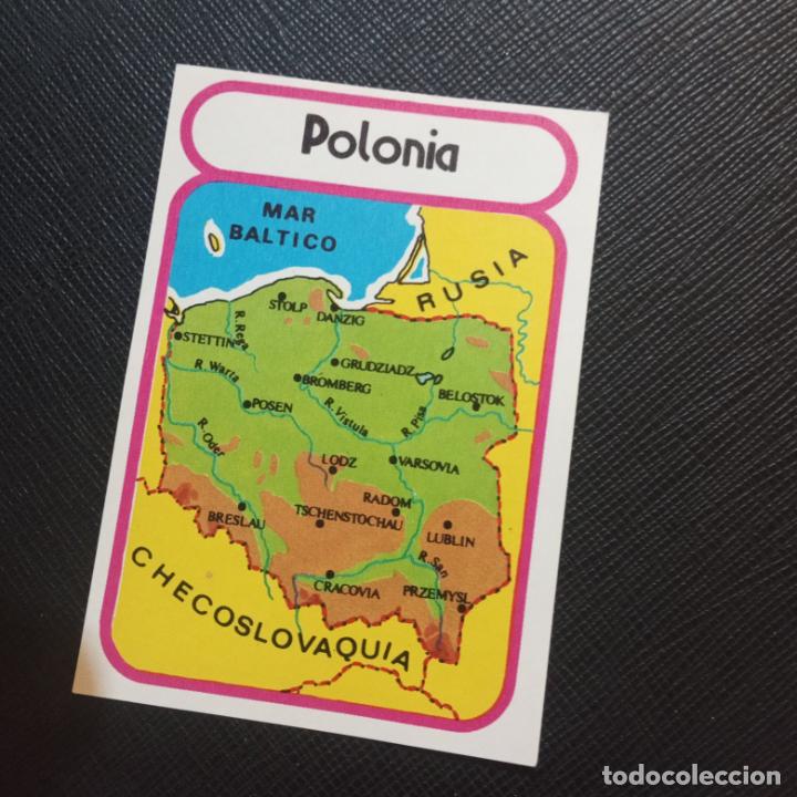 Coleccionismo cromos antiguos: EUROPA GEOGRAFICA POLITICA Y ECONOMICA CHOCOLATES LAS COMAS CROMO - SIN PEGAR - A58 - 78