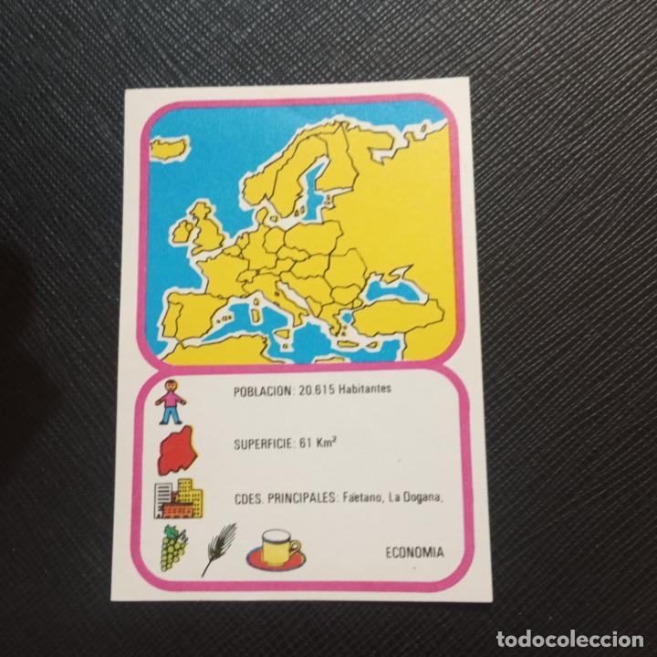 Collectable Antique Stickers: EUROPA GEOGRAFICA POLITICA Y ECONOMICA CHOCOLATES LAS COMAS CROMO - SIN PEGAR - A58 - 89