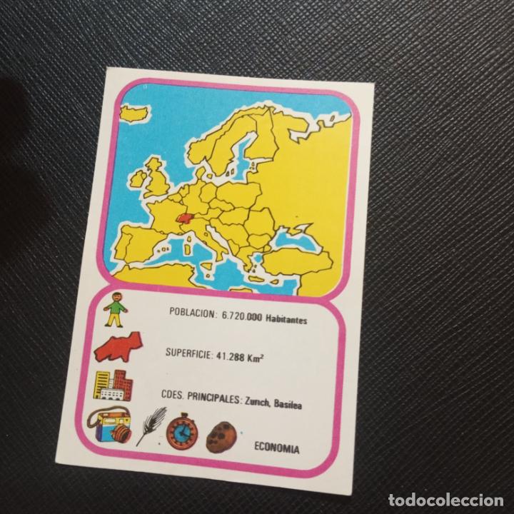 Collezionismo Figurine antiche: EUROPA GEOGRAFICA POLITICA Y ECONOMICA CHOCOLATES LAS COMAS CROMO - SIN PEGAR - A58 - 95