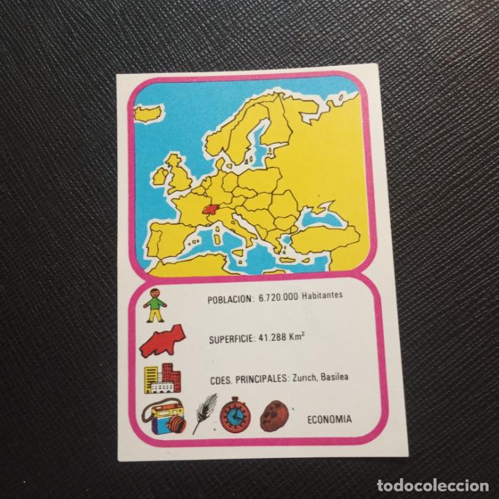 Collezionismo Figurine antiche: EUROPA GEOGRAFICA POLITICA Y ECONOMICA CHOCOLATES LAS COMAS CROMO - SIN PEGAR - A58 - 95 B