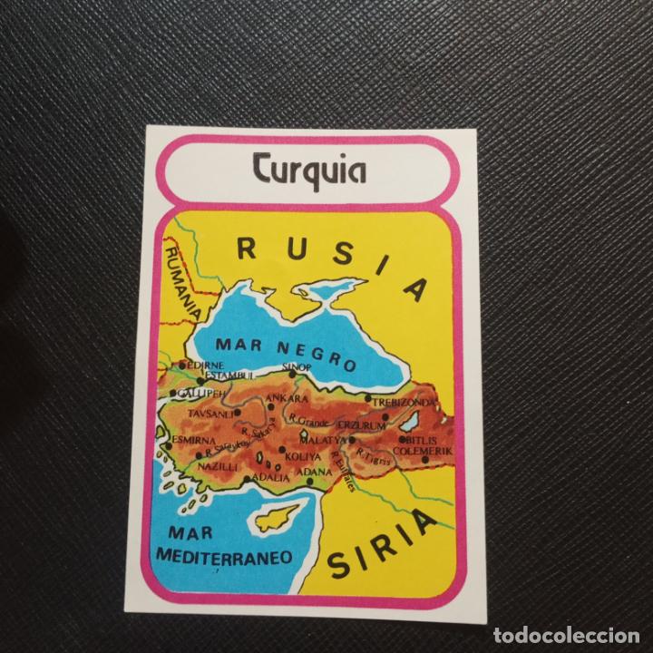 Collezionismo Figurine antiche: EUROPA GEOGRAFICA POLITICA Y ECONOMICA CHOCOLATES LAS COMAS CROMO - SIN PEGAR - A58 - 99