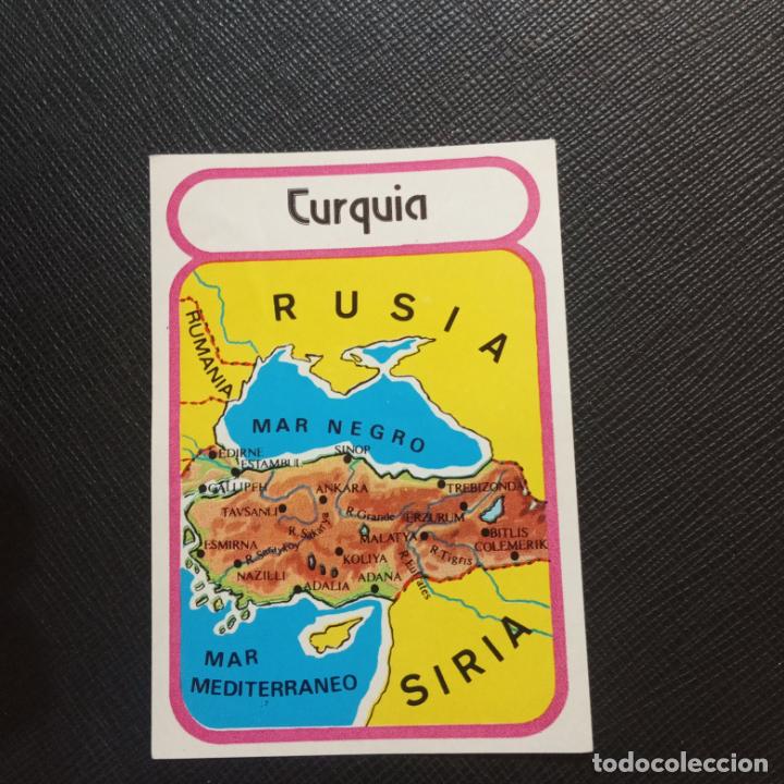 Collezionismo Figurine antiche: EUROPA GEOGRAFICA POLITICA Y ECONOMICA CHOCOLATES LAS COMAS CROMO - SIN PEGAR - A58 - 99 B