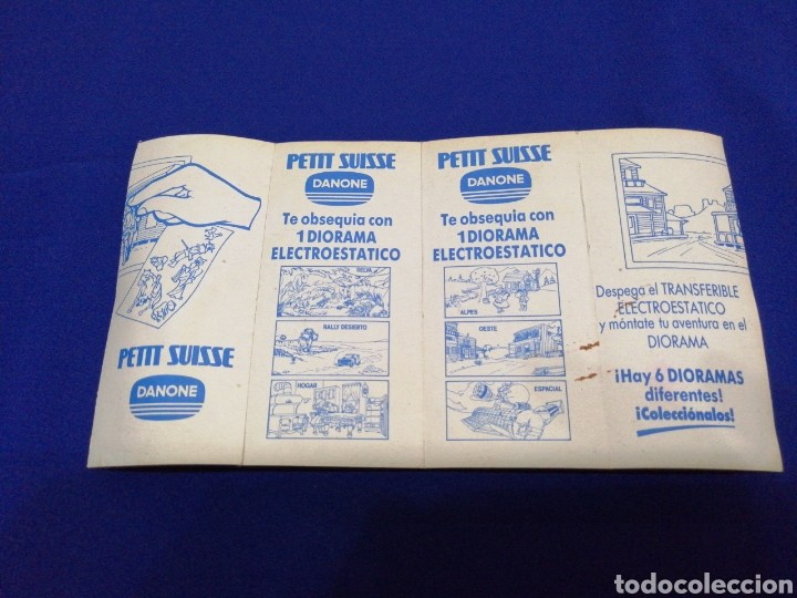 Coleccionismo cromos antiguos: DIORAMA ELECTROEST&Aacute;TICO DANONE PETIT SUISSE - Foto 2