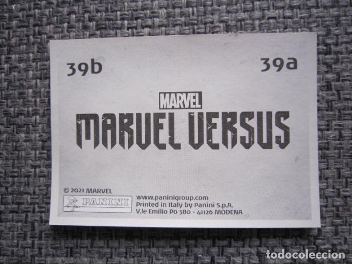 Coleccionismo cromos antiguos: CROMOS - MARVEL - MARVEL VERSUS (N&ordm; 39a - 39b) - 2021 - PANINI - Foto 2