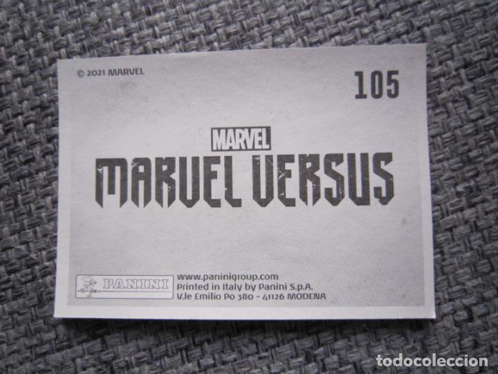 Coleccionismo cromos antiguos: CROMOS - MARVEL - MARVEL VERSUS (N&ordm; 105) - 2021 - PANINI - Foto 2