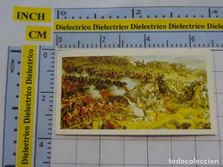 Coleccionismo cromos antiguos: CROMO SERIE QUEEN ELIZABETH I - ELIZABETH II. REINADOS ISABEL I II INGLATERRA. 23 BATALLA WATERLOO