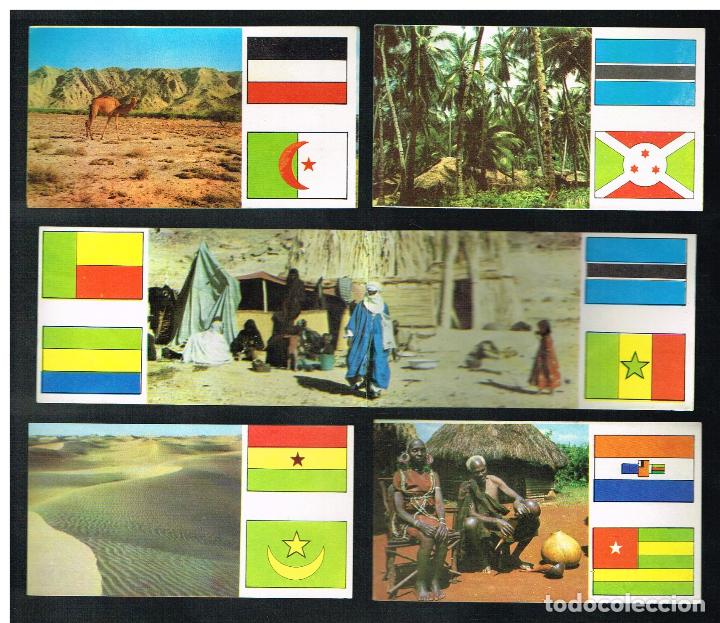 Colecionismo Cromos antigos: AFRICA EL MUNDO A TRAV&Eacute;S DE SUS CONTINENTES - CONSULTA LA LISTA - SE VENDEN POR SEPARADO.