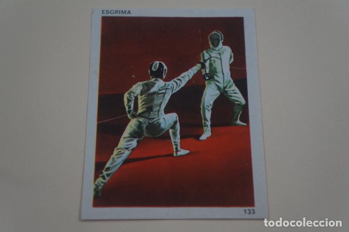 Coleccionismo Cromos antiguos: CROMO DE ESGRIMA DESPEGADO N&ordm; 133 A&Ntilde;O 1968 DEL ALBUM CONTAMOS CONTIGO DE COLED