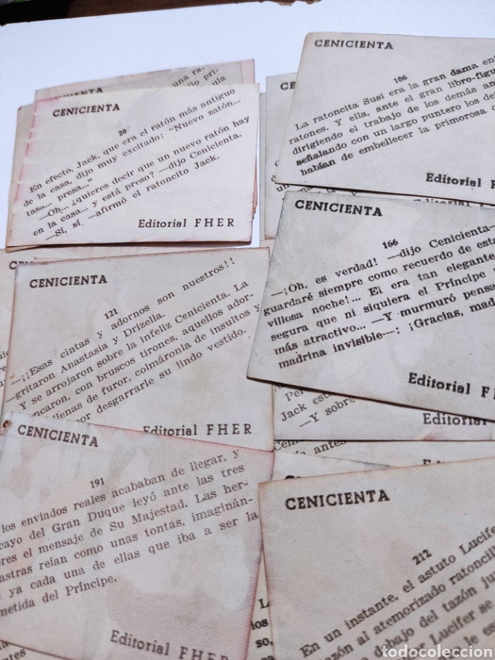 Coleccionismo cromos antiguos: 29 cromos la cenicienta - Foto 8
