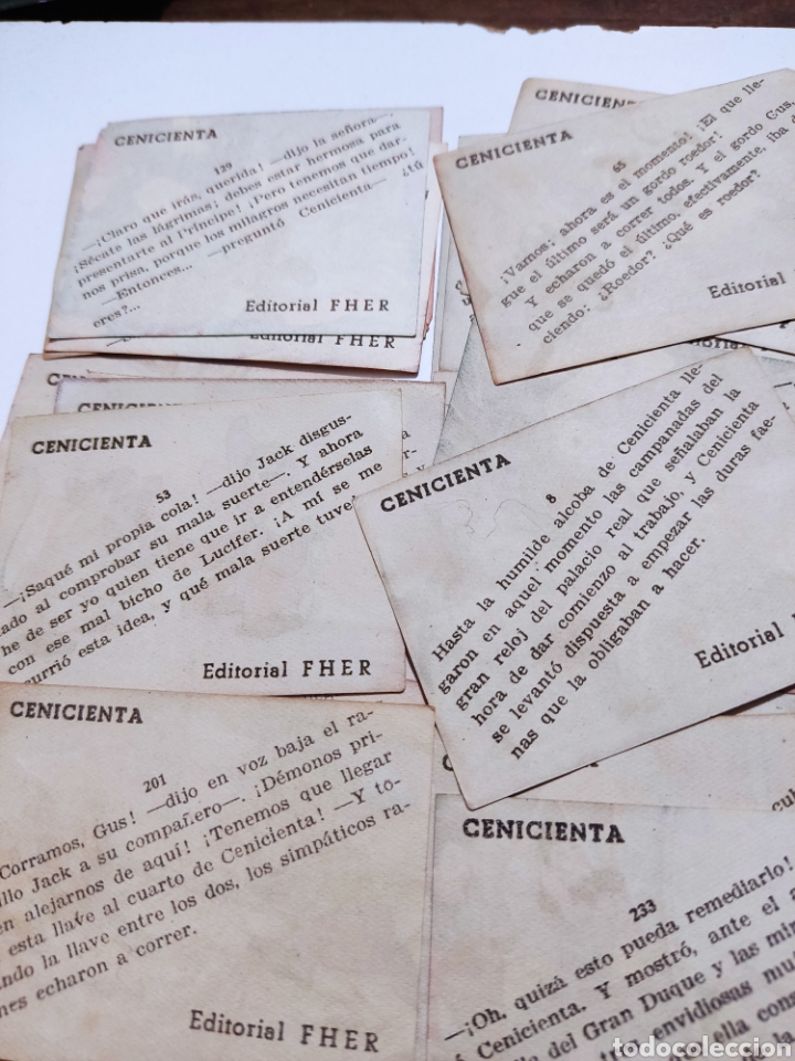Coleccionismo cromos antiguos: 29 cromos la cenicienta - Foto 9