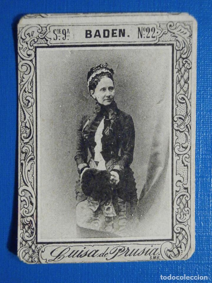 Collectable Antique Stickers: Fototipia Cerillas Serie 9 - Realeza - N&ordm; 22 - Baden- Luisa de Prusia