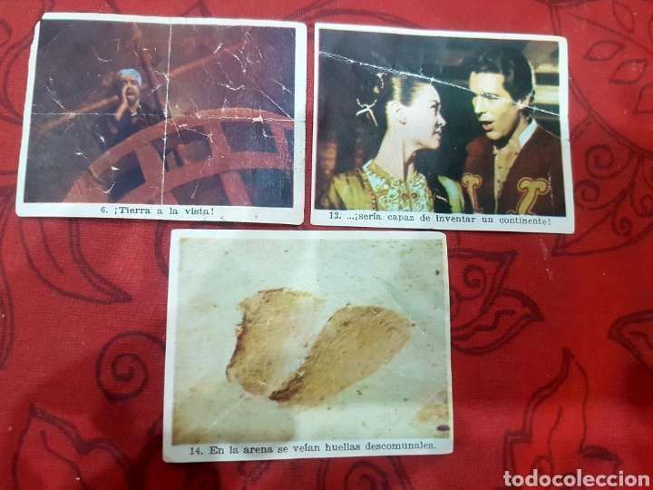 Coleccionismo cromos antiguos: Tres cromos de Simbad y la Princesa, de Chocolates Juncosa - Foto 1