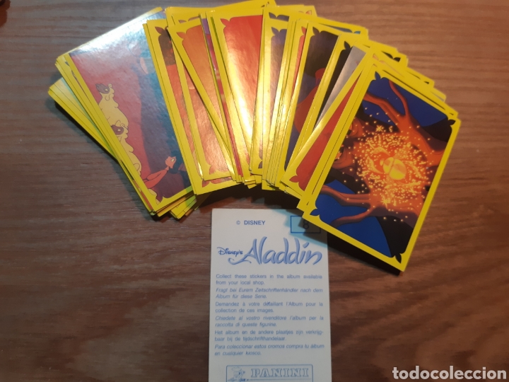 Coleccionismo cromos antiguos: 60 CROMOS DE ALADDIN ED PANINI NUEVOS - Foto 1