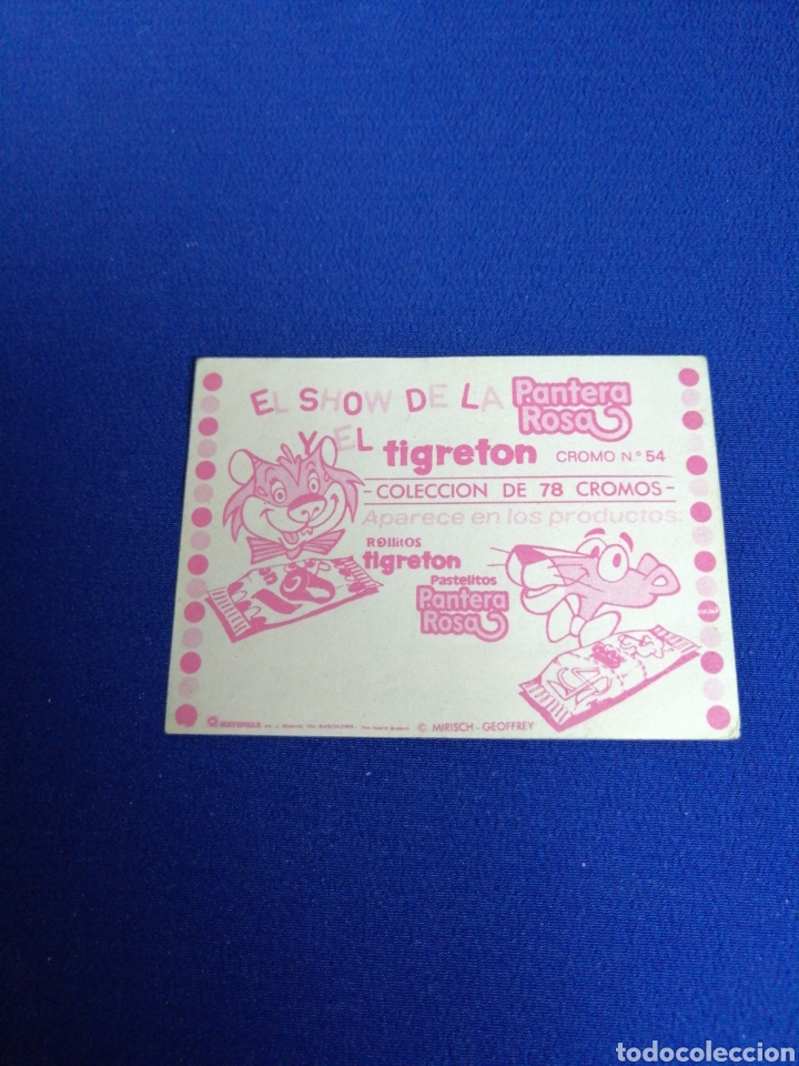 Coleccionismo cromos antiguos: EL SHOW DE LA PANTERA ROSA NUMERO 54 - Foto 2