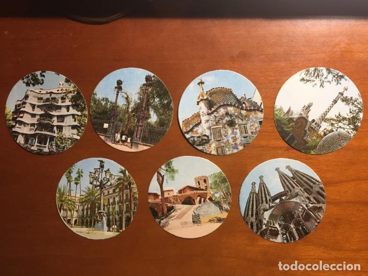 Coleccionismo Cromos antiguos: evocacion a gaudi muebles la fabrica 7 cromos nunca pegados perfecto estado