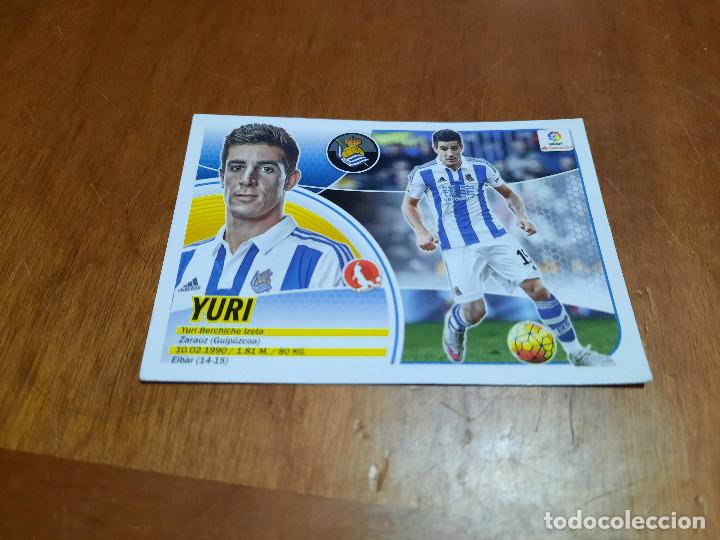 Collezionismo Figurine antiche: YURI 7 A. REAL SOCIEDAD. EDICIONES ESTE. NO PEGADO. 2016-17 BUEN ESTADO