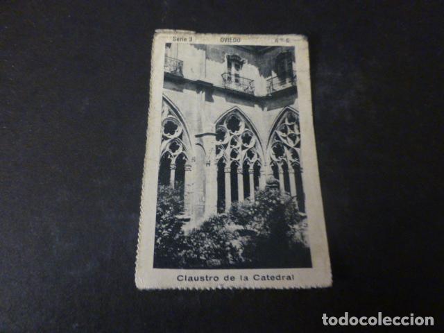 Coleccionismo cromos antiguos: OVIEDO ASTURIAS CLAUSTRO DE LA CATEDRAL CROMO