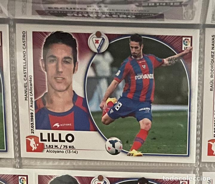 Coleccionismo cromos antiguos: Lillo EIBAR LIGA ESTE 2014 2015 14 15 - Foto 1