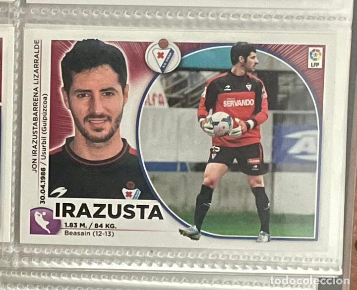Coleccionismo cromos antiguos: Irazusta EIBAR LIGA ESTE 2014 2015 14 15 - Foto 1