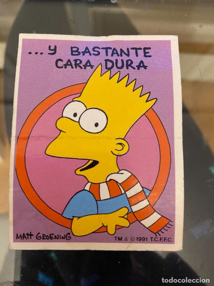 Coleccionismo cromos antiguos: SIMPSON CROMO SIN TRASERA - Foto 1