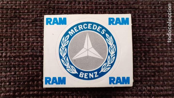Coleccionismo cromos antiguos: CROMO ADHESIVO RAM. MERCEDES BENZ. LECHE RAM.