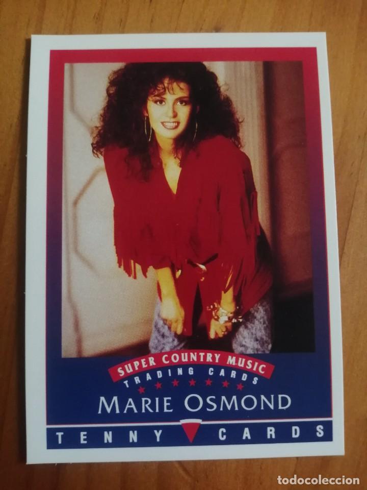Coleccionismo cromos antiguos: CROMO A&Ntilde;O 1992 TENNY CARDS - SUPER COUNTRY MUSIC - MARIE OSMOND