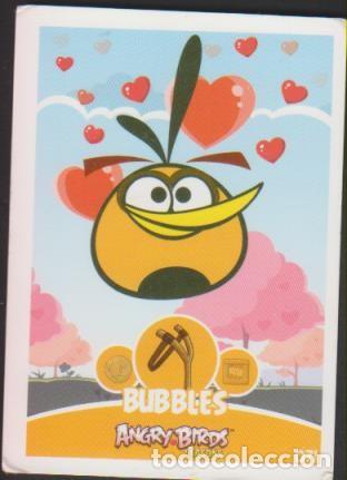 Coleccionismo cromos antiguos: cromo 71 BUBBLES ANGRY BIRDS 2012 E-MAX - Foto 1