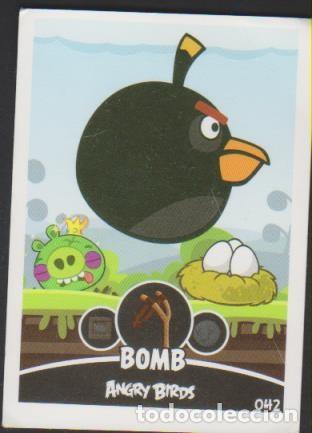 Coleccionismo cromos antiguos: cromo 42 BOMB ANGRY BIRDS 2012 E-MAX - Foto 1