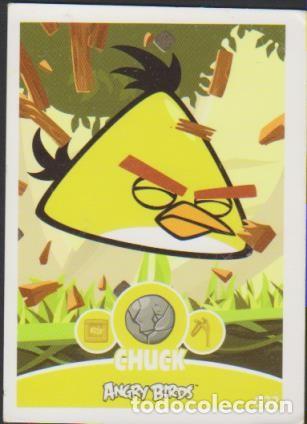 Coleccionismo cromos antiguos: cromo 22 CHUCK ANGRY BIRDS 2012 E-MAX - Foto 1