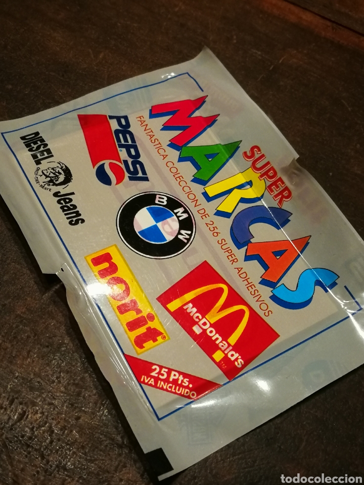 Coleccionismo cromos antiguos: SOBRE CROMOS SUPER MARCAS, SIN ABRIR!!!. - Foto 1