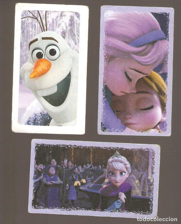 Coleccionismo cromos antiguos: 3 cromos frozen 2013 - Foto 1