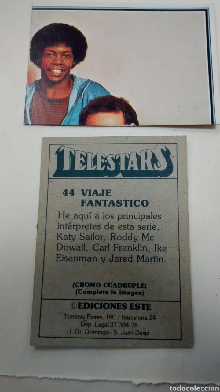 Coleccionismo cromos antiguos: TELESTARS, EDICIONES ESTE, 1978, CROMO N&ordm; 44 (A1) - Foto 1