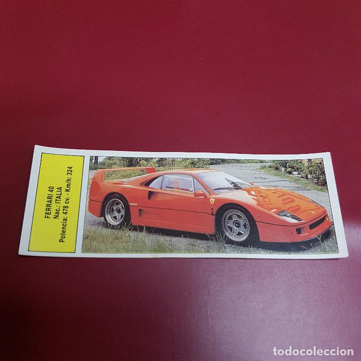 Coleccionismo cromos antiguos: COMICROMO - AUTOADHESIVAS -1991 - 91 - FERRARI 40 47 - NUNCA PEGADO