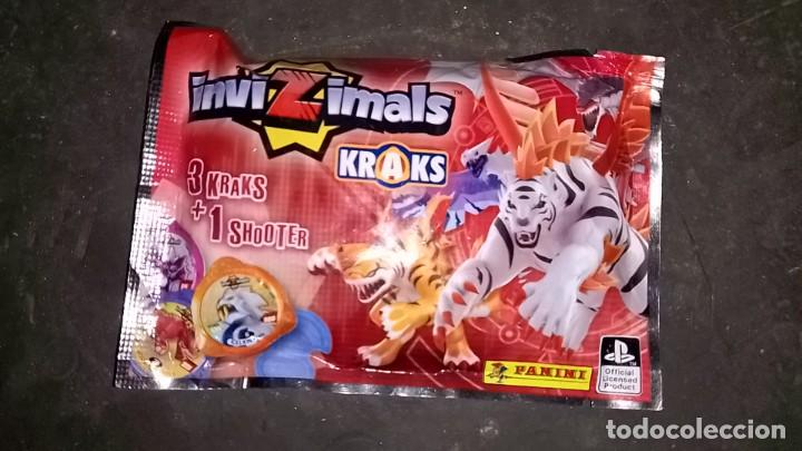Coleccionismo cromos antiguos: sobre de kraks invizimals sin abrir - Foto 1
