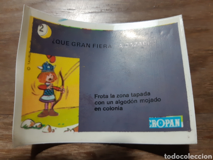 Coleccionismo Cromos antiguos: WICKIE EL VIKINGO CROPAN N&ordm; 2 SIN FROTAR